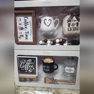 Coffee Tier Tray decorations Set of 2